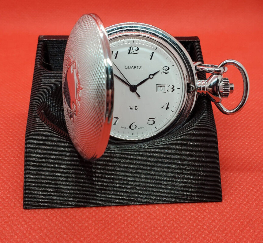 Pocket Watch Table Desk Surface Display Holder w/ Chain Indent