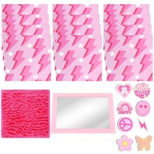 BBTO Preppy 22 Pcs Magnets Locker Accessories Kit School Magnets Pink Locker ...