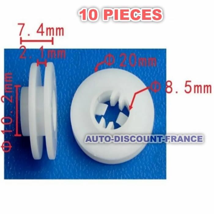 30 Clips Garniture Passage De Roue Compatible BMW Mini Cooper R50 R52 R53 - ECSiNG