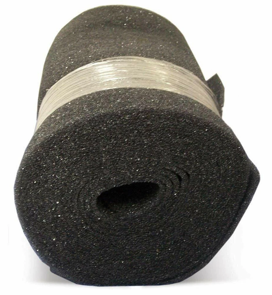 FILTER EVERYTHING Air Filter Foam Roll Media, 18 x 25 x 1/4, Dark Gray