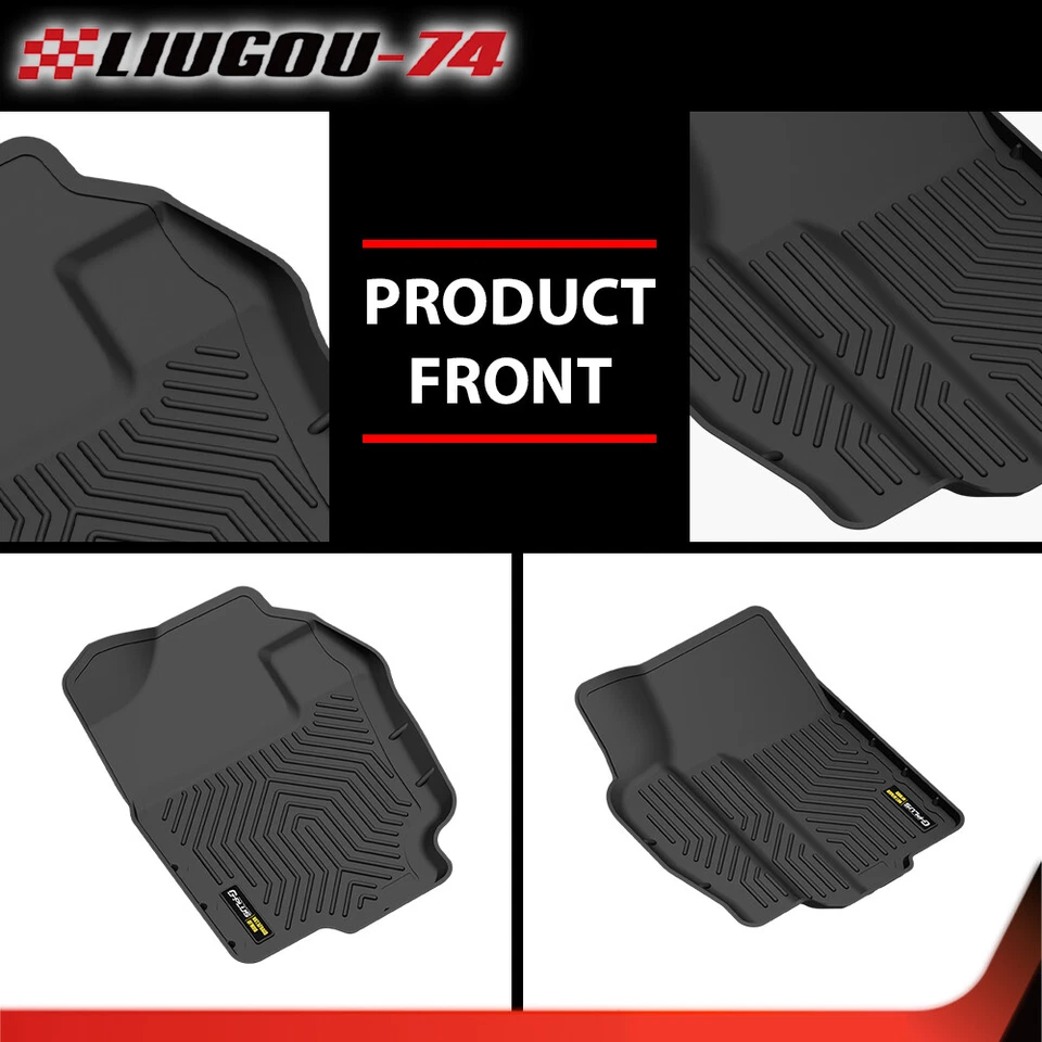 Fit For 94-02 Dodge Ram 1500 2500 3500 TPE Front Floor Liner Mats All Weather Foto 3 de 4