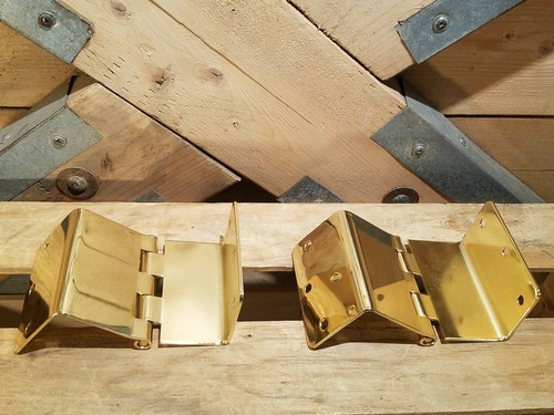 Cerniera per porta espandibile finitura ottone 1 set di 2 cerniere aggiunge 2" - fienile swanky - Foto 6 di 12