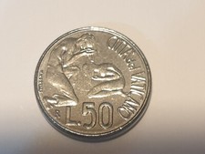 Moneta CITTA' DEL VATICANO 50 Lire Giovanni Paolo II 1991 Q. FDC