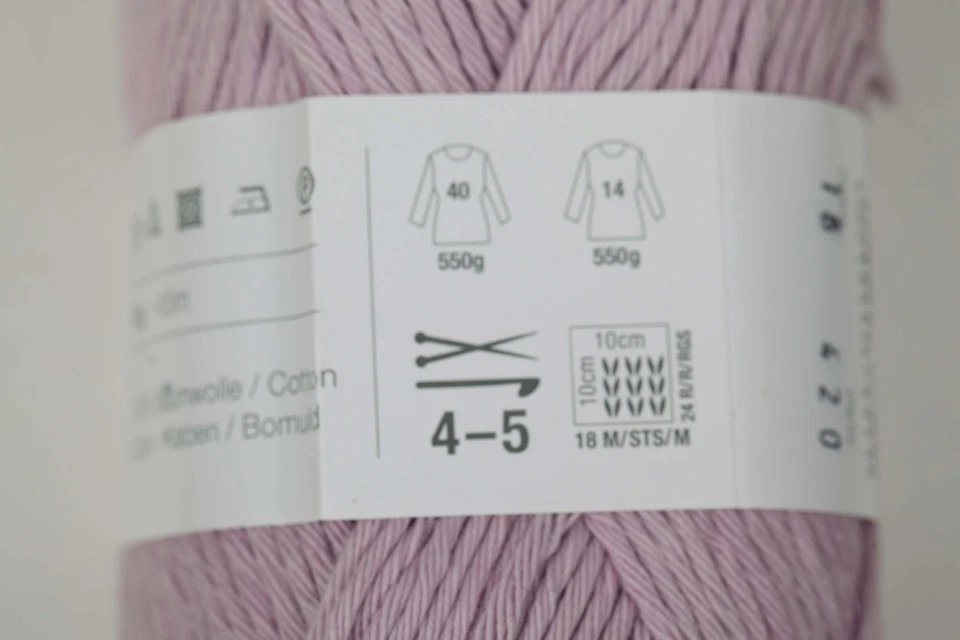 rico creative cotton aran Baumwollgarn Topflappengarn 100% Baumwolle Häkelwolle - Bild 4 von 4