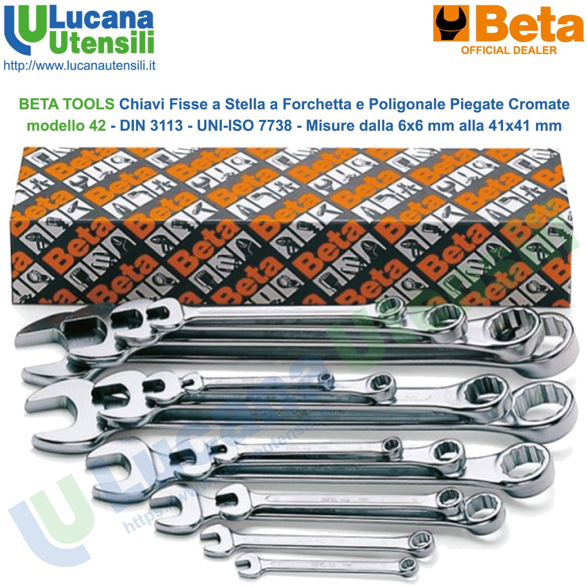 Chiave Combinata Beta 23x23 Mm - Strumento Professionale Per Meccanici E Fai Da Te - Foto 9