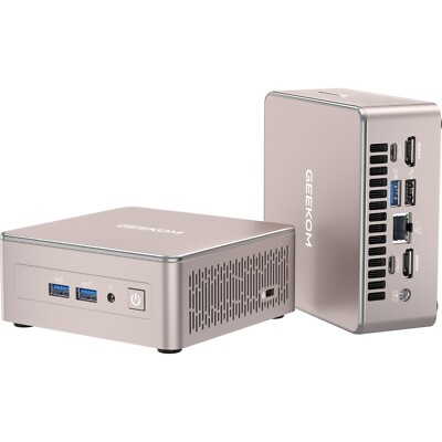 GEEKOM A5 4K Office Mini PC AMD Ryzen 5 7430U 16GB DDR4 512GB SSD Windows 11 Pro