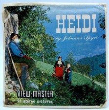 View Master B425, Heidi, Sawyer's, Children's 3 Reel Set w/Booklet