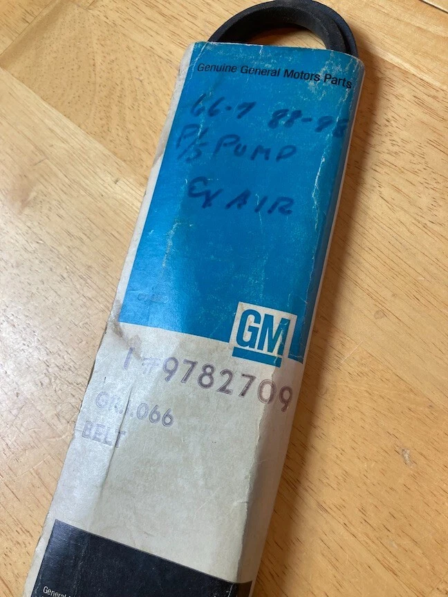 Correa de transmisión de dirección asistida Oldsmobile GM Delta 88, 98 NOS 1966-67 9782709 Foto 2 de 4