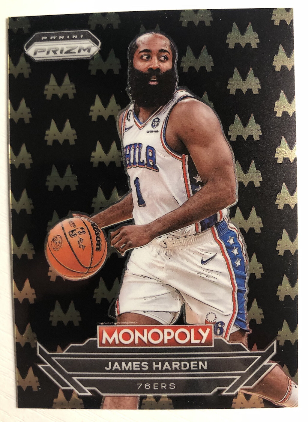 James Harden - 2022-23 Monopoly Basketball Money Black Prizm - SSP ULTRA RARE