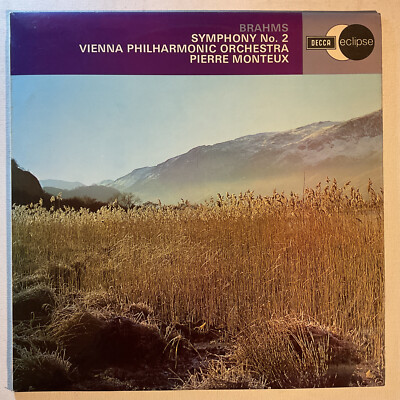 MONTEUX Brahms Symphony No. 2 Ex+ 1970s UK Decca ECS 596 LP