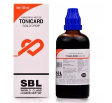 SBL Homeopathic Tonicard Gold Drops (100ml) for Heart Care tones up Heart Muscle