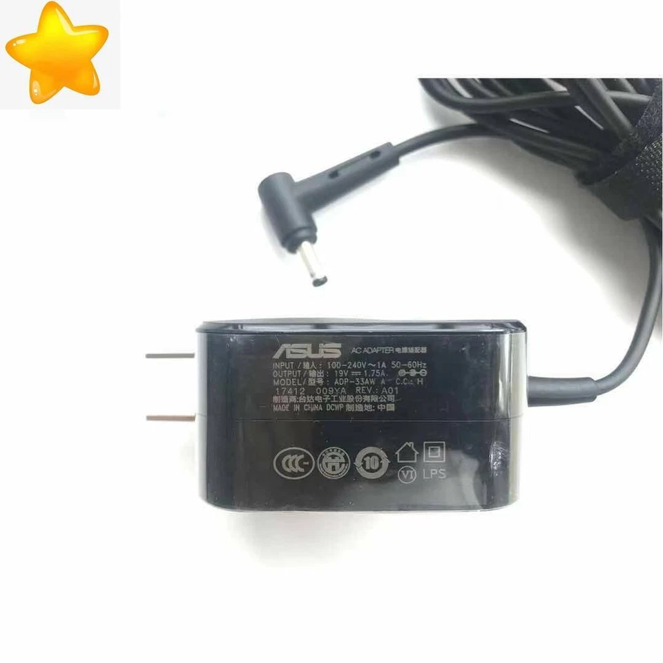For Asus ADP-33AW AC Laptop Charger Adapter Charger Power Supply 19V 4mm*1.35mm - Image 3 of 4