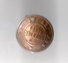 ancien bouton chemin de fer PARIS ORLEANS (SNCF) 1,1cm A.M & Cie 6