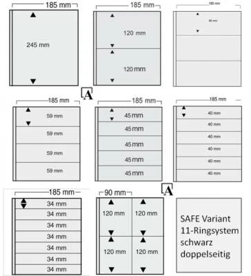 SAFE Variant Folienblätter 5er-Pack aussuchen 860 861 865 867 868 869 870 875