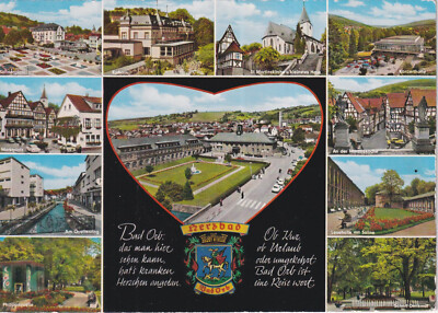 Old Postcard - Herzbad Bad Orb