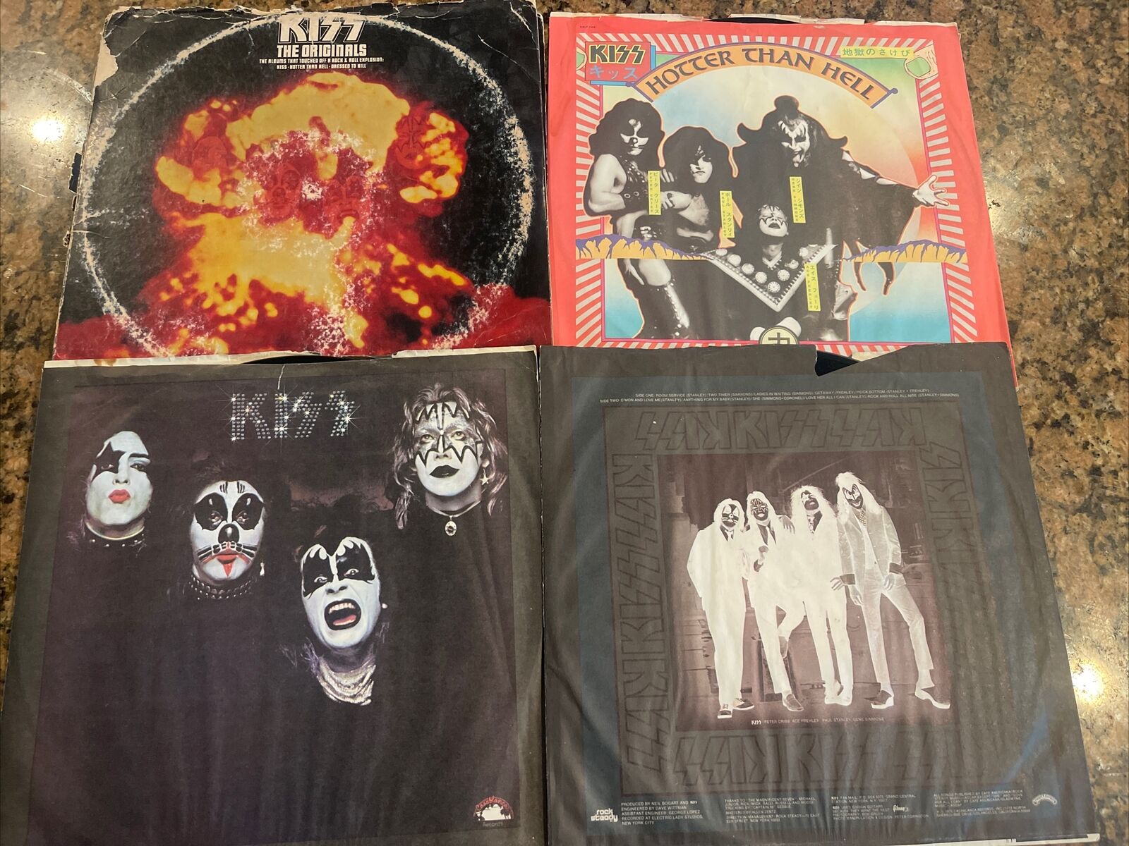 Kiss The  Originals 2nd Pressing With Booklet Catalog Number NBLP7032-3