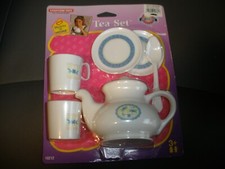 NEW Tootsietoy Hearts 'n Home Child's Pfaltzgraff 7 Piece Plastic Tea Set T34 