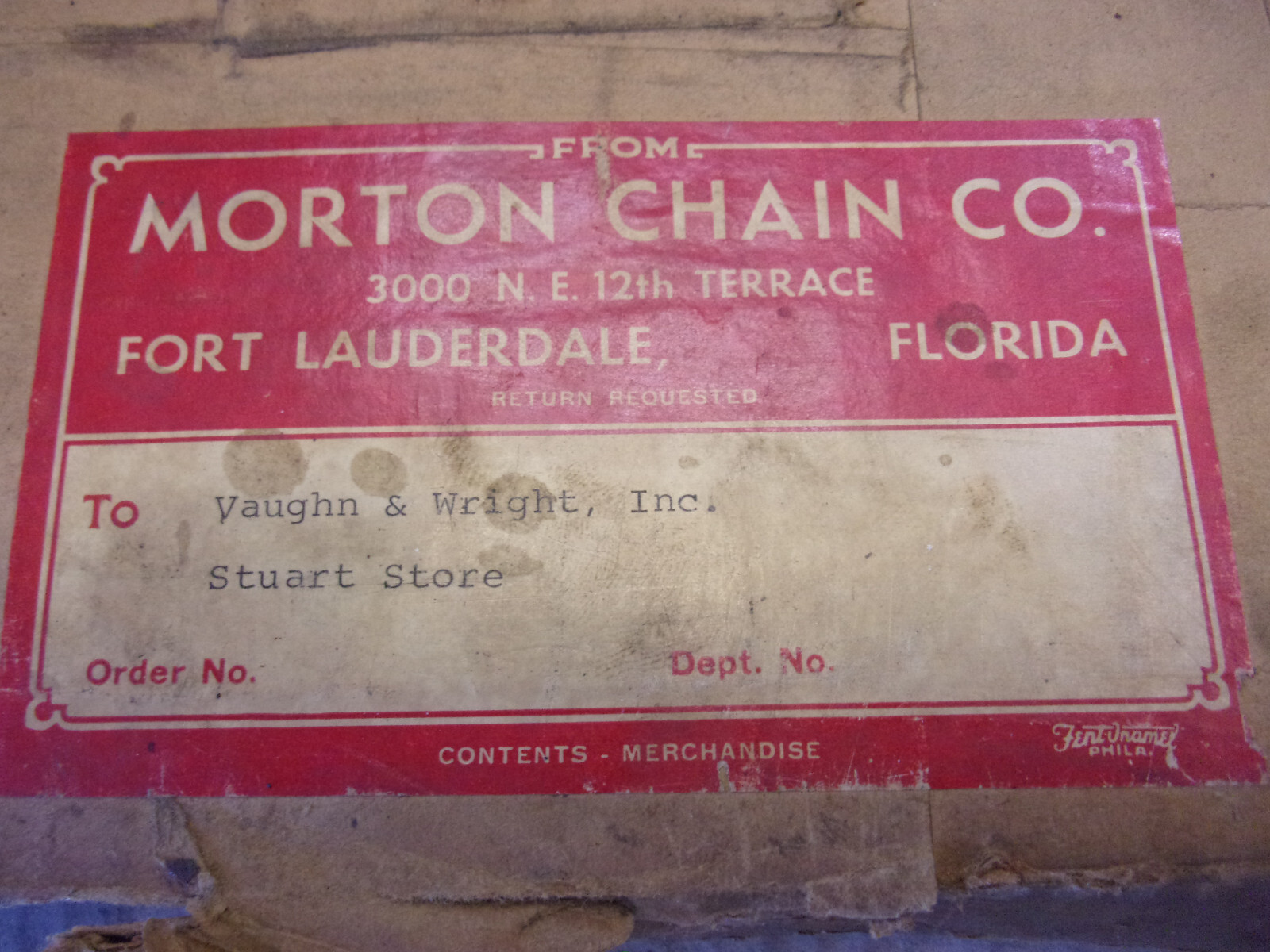 Vintage  Norton Chain Co. USA 5/8" DuckWorth 171 Chain 3 feet long