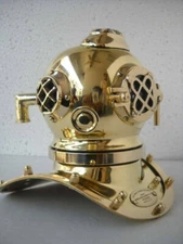 New  Brass Nautical US Navy Mark Maritime Brass Style Mini Divers Diving Helmet