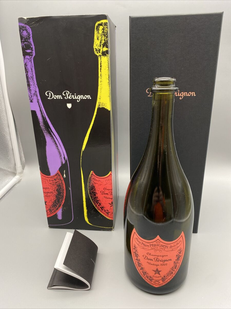 Dom Perignon EMPTY BOTTLE & Box Andy Warhol Diaries 1981 Dom Perignon EMPTY BOTTLE & Box Andy Warhol Diaries 1981