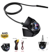 170º AHD 1080P Car Front/Rear View Reverse Parking Camera Waterproof NightVision