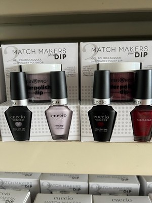Match Makers Plus Dip - by Cuccio Colour for Women - 3 Pc Set