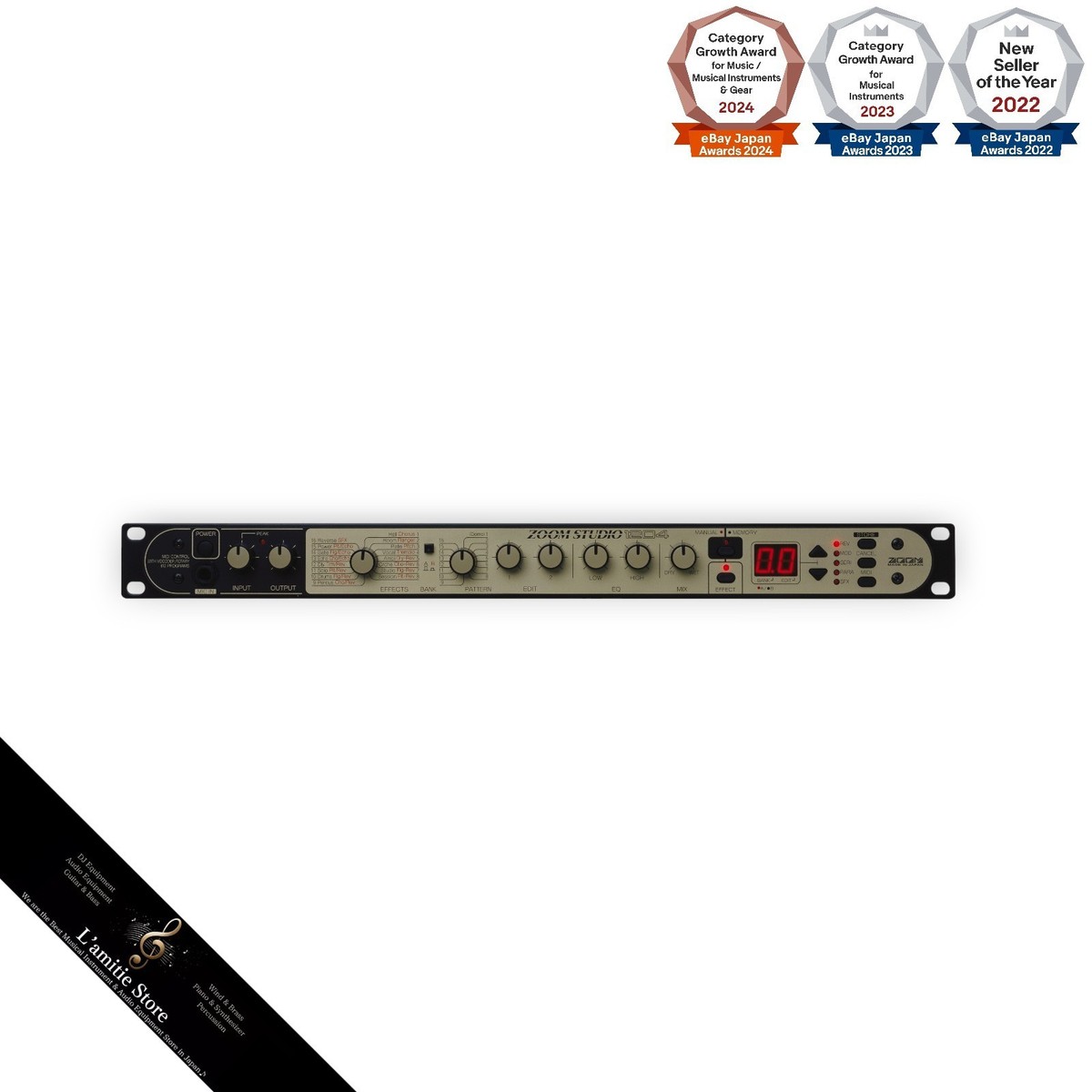 Zoom Studio 1204 Digital Reverb Multi-Effect Signal Processor MIDI