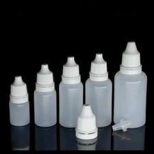 5 10 15 20 30ml 50PCS Plastic Dropper Bottle Paint Beauty Oil Refillable Bottle