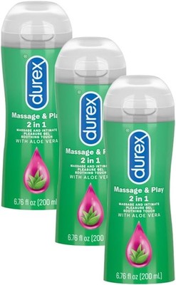 Durex Soothing Massage & Play 2 in 1, Massage Gel and Personal Lubricant, Intima