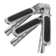 3pcs Heat Resistant Dish Plate Tongs Stainless Steel Hot Plate Holder Clips