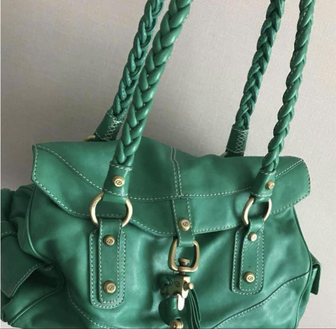 Francesco Biasia Vintage Y2K Shoulder bag Hand bag Green Francesco Biasia Vintage Y2K Shoulder bag Hand bag Green
