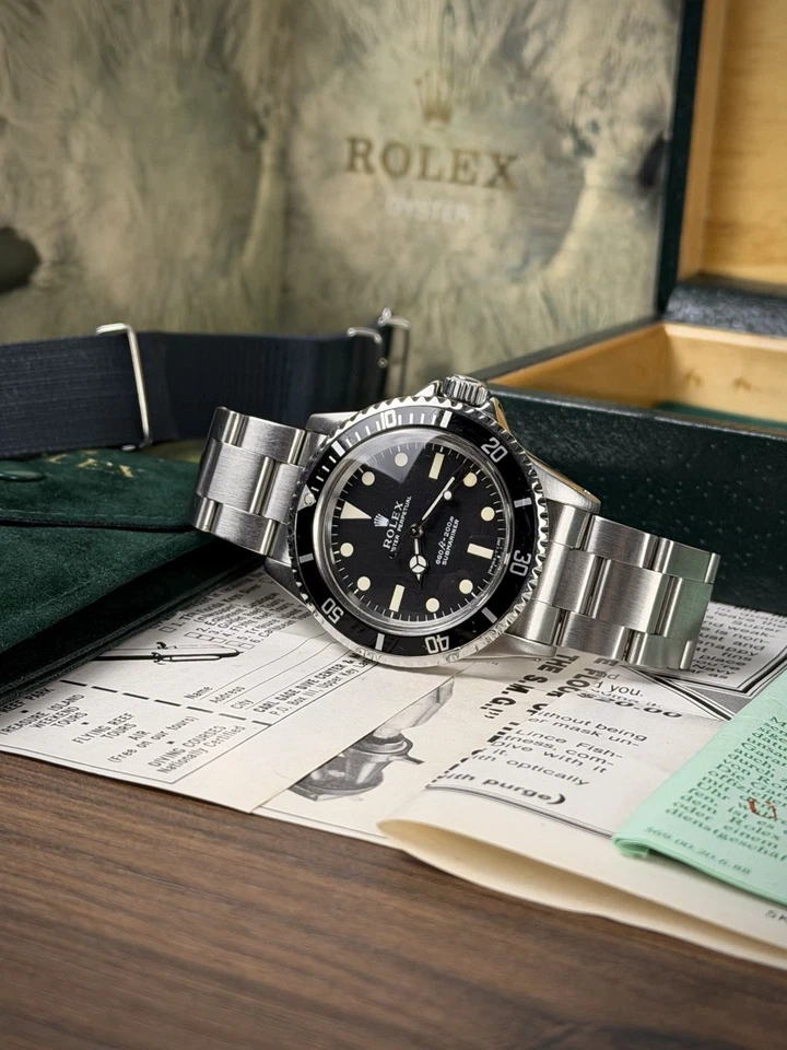 Rolex Submariner 5513 | Matte Dial | 1972/73 | Non Serif Dial | Box & Booklets - Image 4 of 4