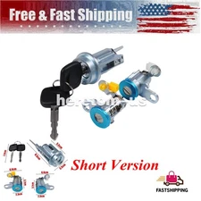 Ignition Switch Lock Key and Front Door Lock Cylinder Set For Toyota Tacoma95-04