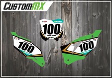 KAWASAKI KX KXF MOTOCROSS BACKGROUNDS NUMBER BOARDS GRAPHICS 85 125 250 450 500