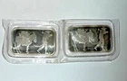 Two (2) 1 oz SilverTowne Retro Prospector Silver Bars