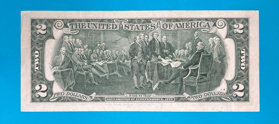 October 11, 1951 (G 10111951 A) BIRTHDAY ANNIVERSARY $2 Two Dollar Bill - Image 3 of 4