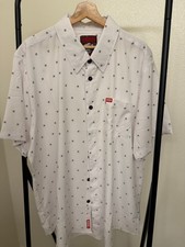 Dixxon Form Function Party Shirt Men's 2XL White Tool Print NWOT