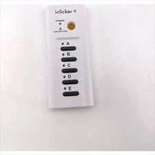 iClicker Plus RLR15 White Wireless Classroom Response System Remote with battery