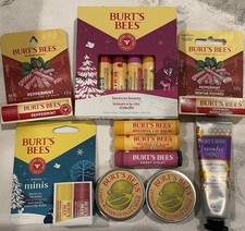Burt's Bees Bundle LOT Cuticle Cream Lip Balm Hand Lotion