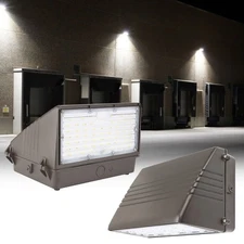 70W Full Cut-Off LED Wall Pack Light 3000K/4000K/5000K Outdoor Warehouse Lights