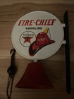 Vtg Rare Texaco Fire Chief Gasoline Cast Iron Door Bell Wall Mount 13” Nice