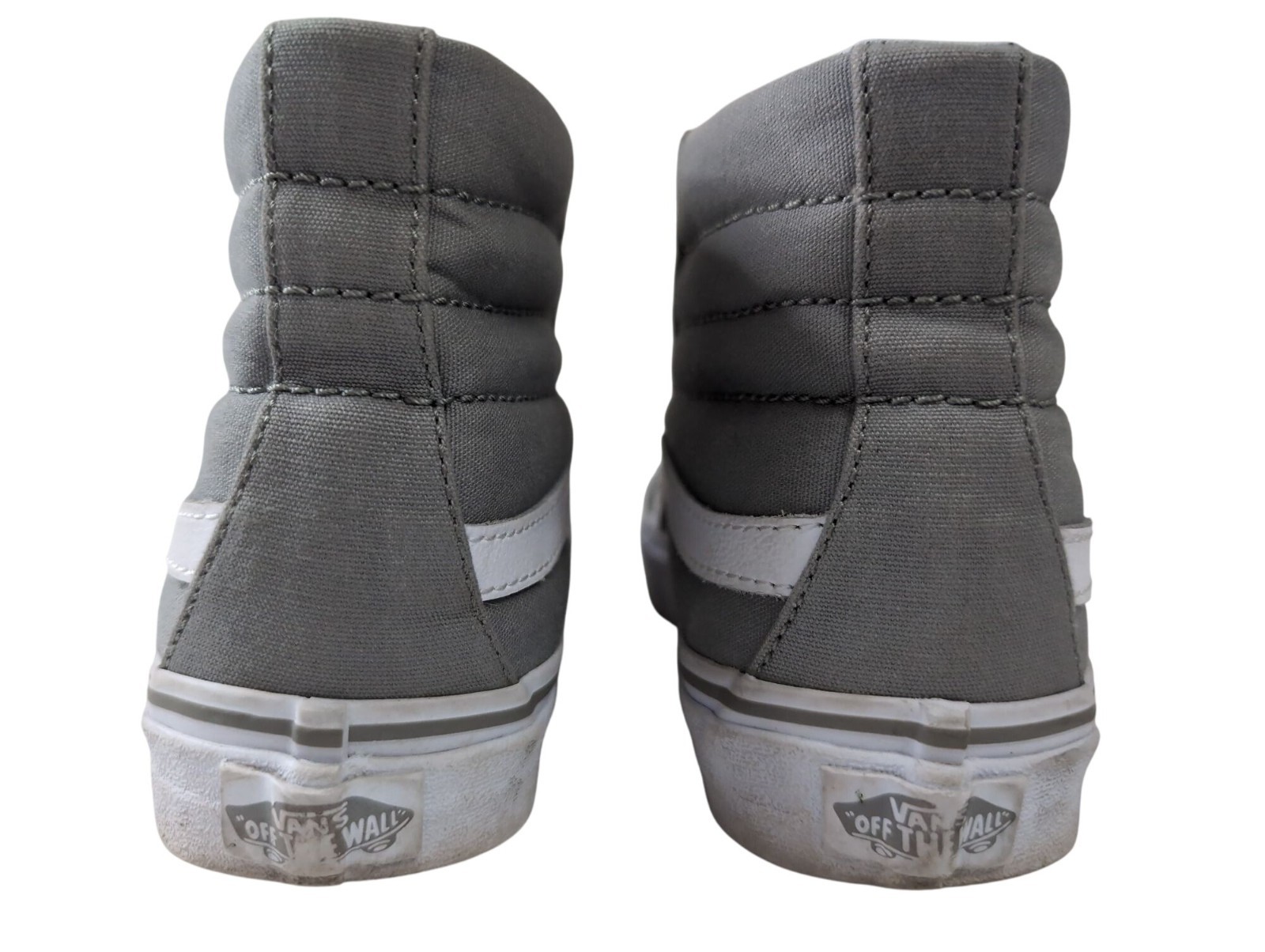 Vans SK8 Hi Sneaker Shoe Women 7.5 Men 6 Gray Old Skool High Top Skater Grunge thumbnail 4