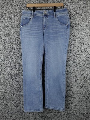 Hudson Los Angeles Jeans Women's Size 12 Blue Straight Leg Medium Wash