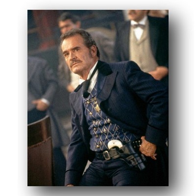 James Garner Photo 8x10 Maverick Film Set Richard Donner 1990s Portrait
