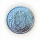 1958 Canada Silver 50-Cent Half Dollar Coin - 80% Silver - Great Condition