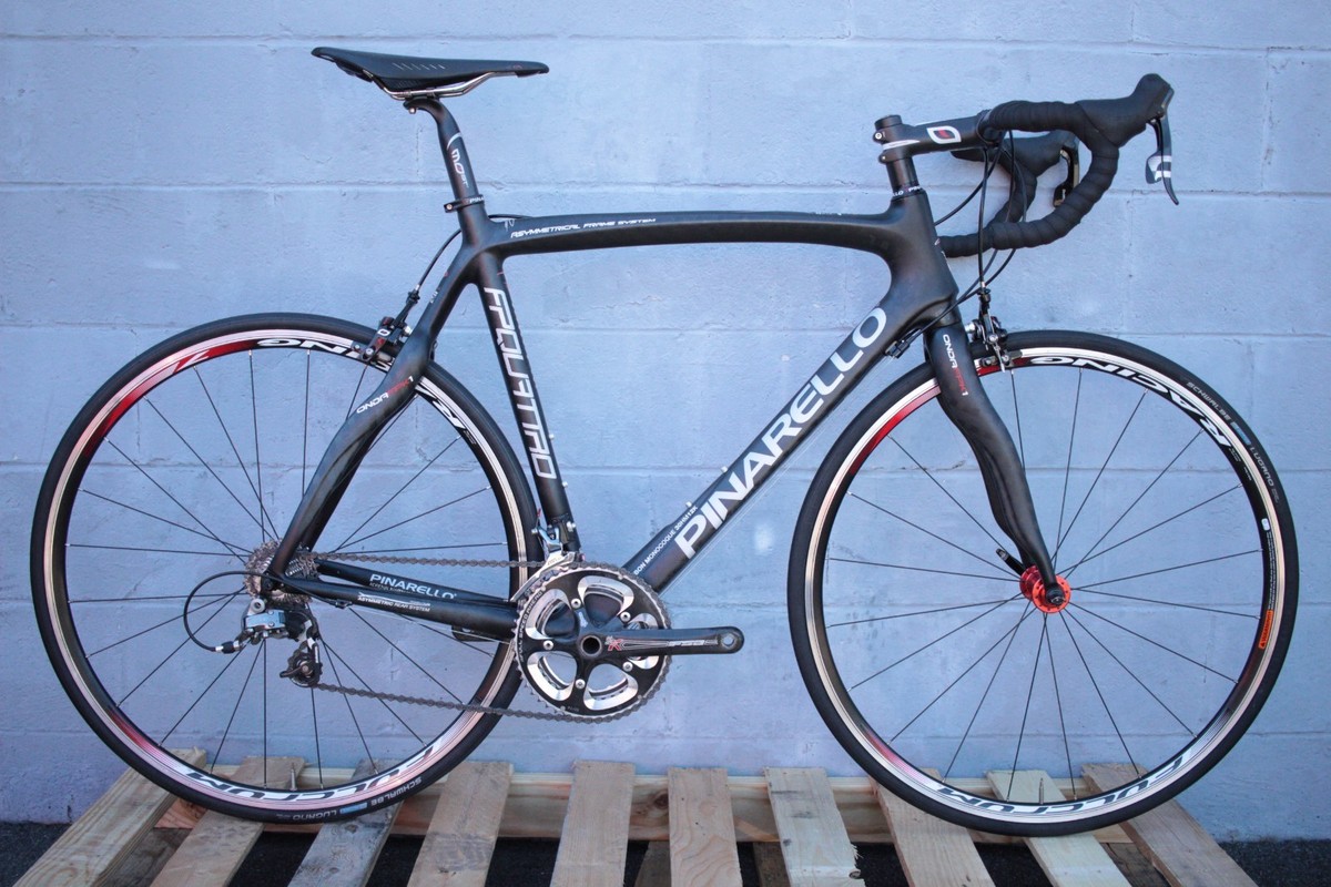 Pinarello FP Quattro 56cm 700c Carbon 10 Speed Force Rim Brake