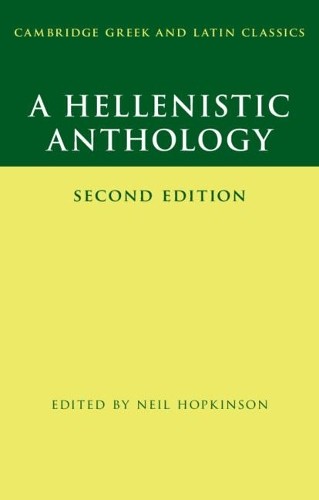 A Hellenistic Anthology by Neil Hopkinson - 9781108472401
