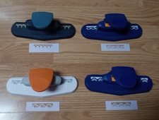 Lot of 4 FISKARS Border Edge Paper Punches:Effervescense, Hearts, Rope, Sunburst