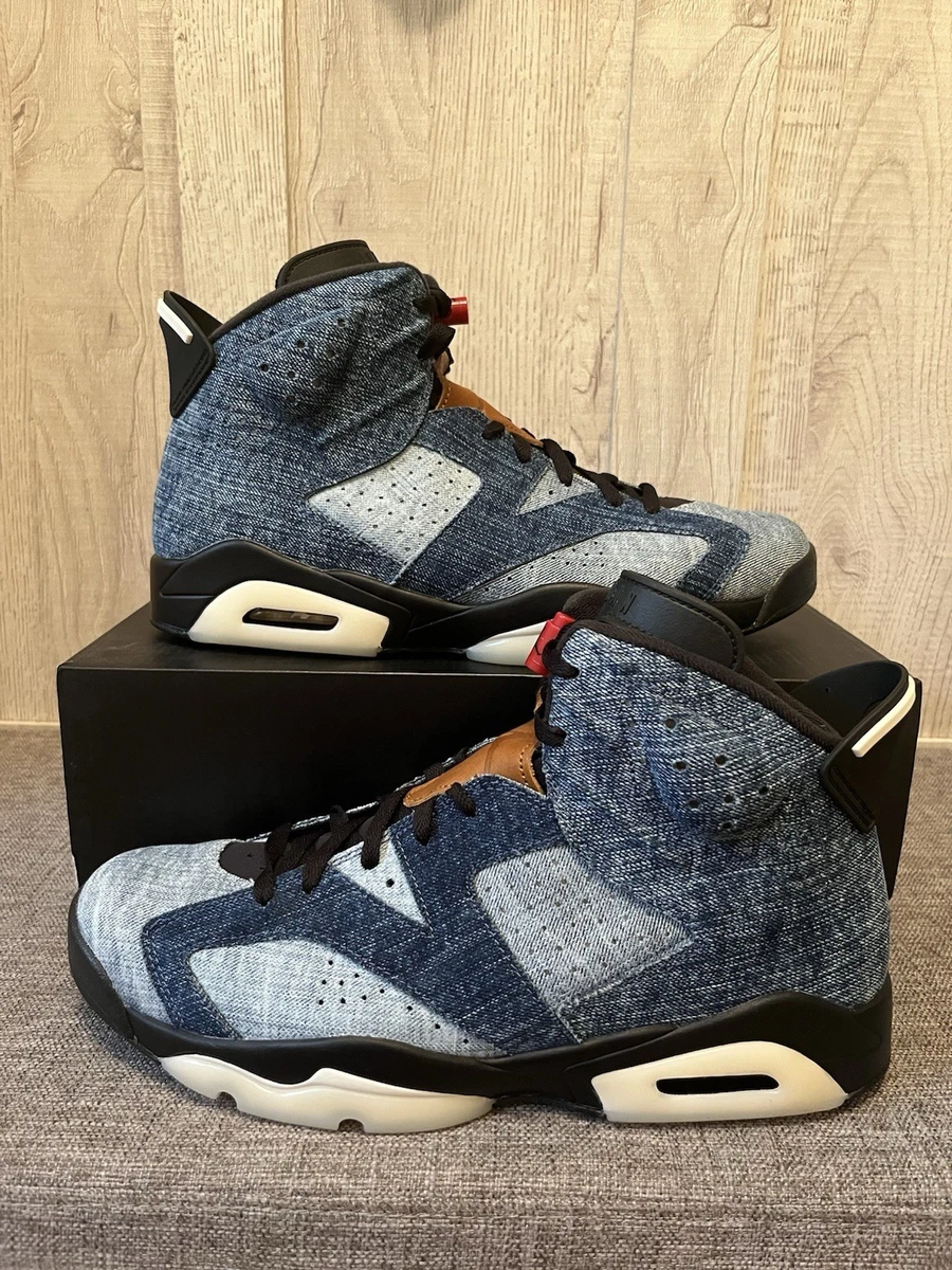 Jordan 6 Retro Washed Denim for Sale | Authenticity Guaranteed | eBay