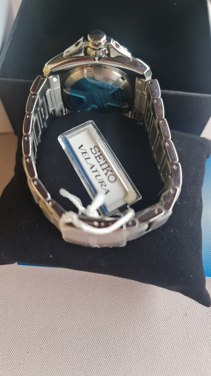 SEIKO VELATURA SRH001P1 Kinetic Direct Drive 5D44 Watch NOS Power